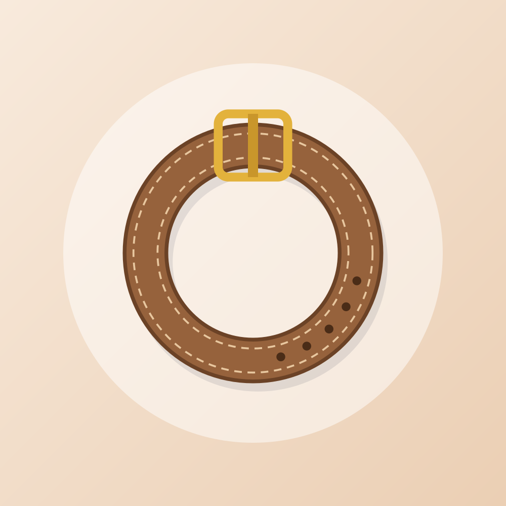 Ceinture en cuir