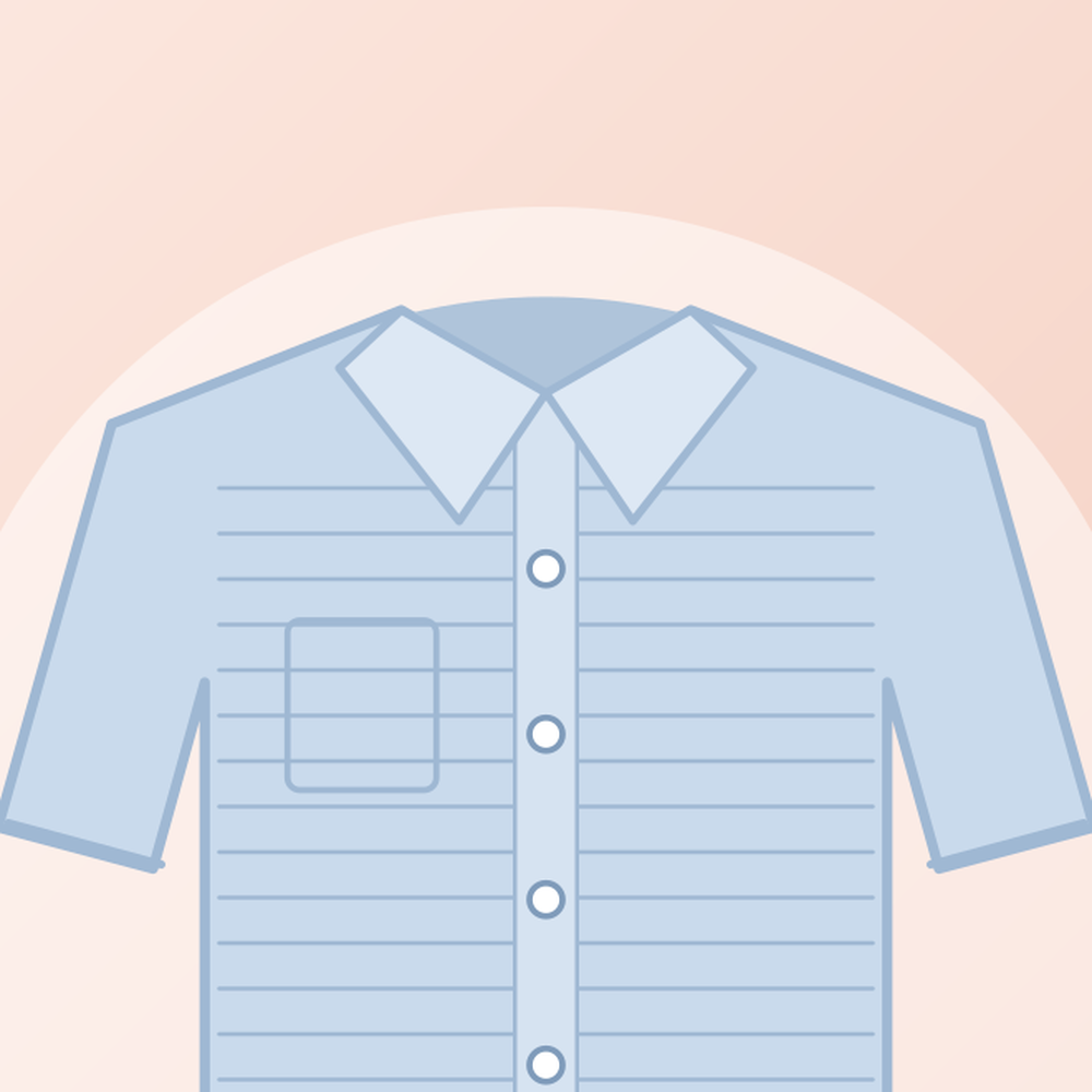 Chemise en lin homme, vue détaillée