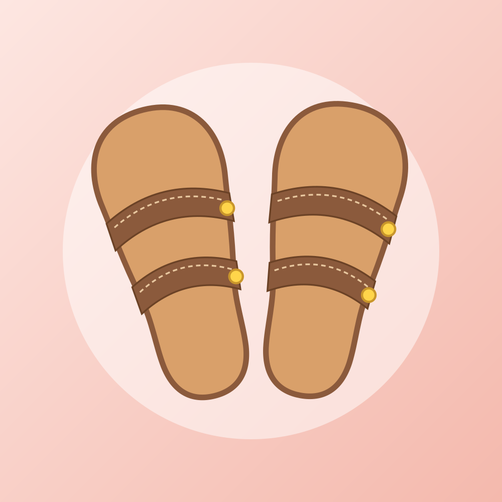 Sandales en cuir