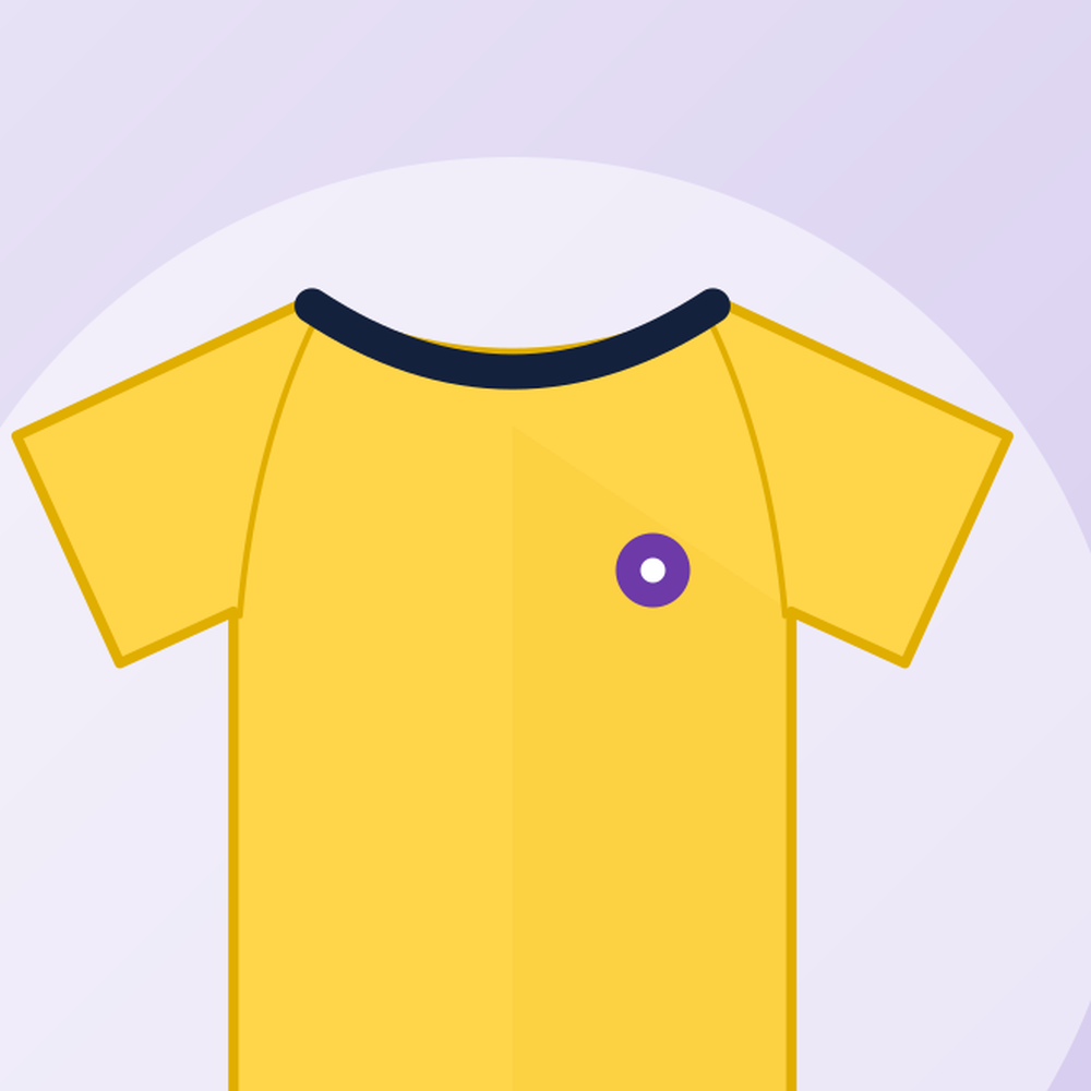 T-shirt coton unisexe, vue détaillée